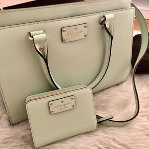 ♠️ Kate Spade Mint Bag and Wallet